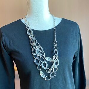 Chan Luu silver natural stone necklace